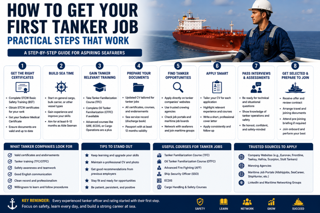 How to Get Your First Tanker Job: Practical Steps