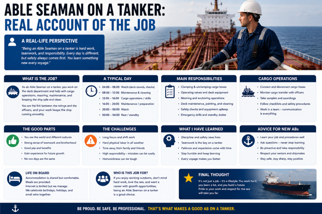 Able Seaman on a Tanker: Real Account of the Job