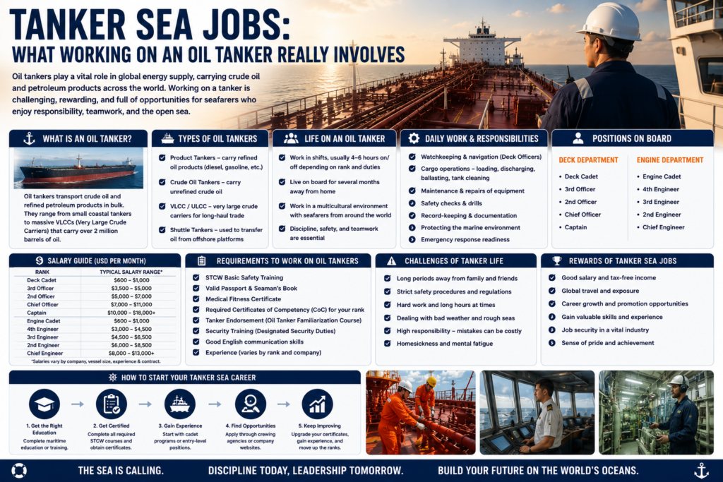 Tanker Sea Jobs: What Working on an Oil Tanker Really Involves